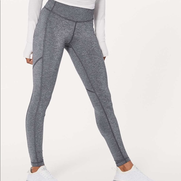 🧘♀️🏃♀️Grey Lululemon Tights with Side Pockets - Picture 2 of 6